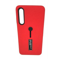 Cover Kickstand Matte With Finger Strap Huawei P20 Plus Red